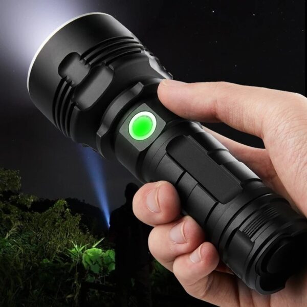 Strong Flashlight Focusing Led  Light Rechargeable Super Bright LED Outdoor Xenon Lamp - Image 6