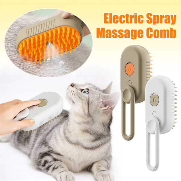 Electric Cat & Dog Steam Brush