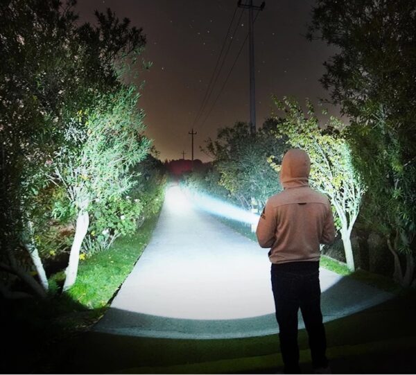 Strong Flashlight Focusing Led  Light Rechargeable Super Bright LED Outdoor Xenon Lamp - Image 7